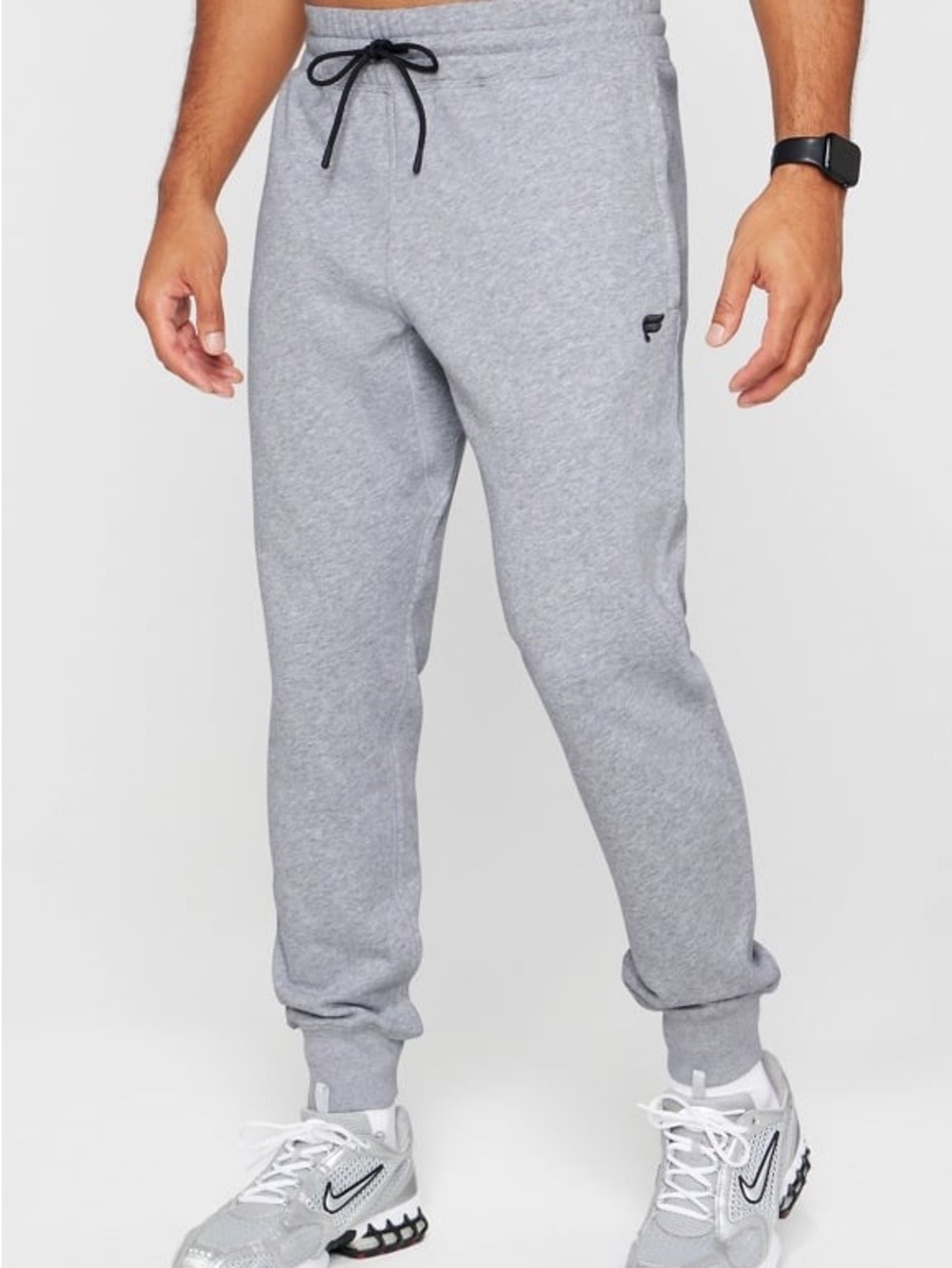 Fabletics Men's Heather Gray Drawstring Joggers